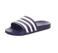 adidas Unisex Adilette Aqua Slides, Dark Blue / Cloud White / Dark Blue, 42 EU