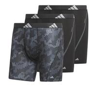 adidas Herren Performance Athletic Mesh Boxershorts Unterwäsche 3er-Pack Feuchtigkeitstransport Sport Komfort, Digi Camo Black-Onix/Black/Clear Grey, XL