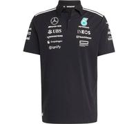adidas Herren Mercedes - AMG Petronas Formula ONE Team Team Polo Black Men, Black/White, XS