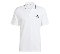 adidas Essentials Small Logo Pique Polo Shirt white-black (001A) M