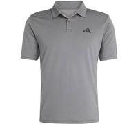 Poloshirt ADIDAS PERFORMANCE "WORKOUT ESSENTIALS BASE POLO", Herren, Gr. L, grau five, Obermaterial: 100% Polyester, Shirts (78262156-L) grau five