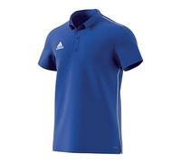 Adidas Herren Poloshirt Core 18, Bold Blue/White, S, CV3590