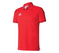 adidas Tiro 17 Poloshirt Rot Schwarz rot M
