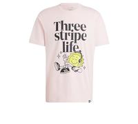 adidas Herren Positivity Graphic Tee, Sandy Pink F24, S