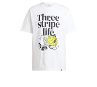 T-Shirt ADIDAS SPORTSWEAR "M POSITIVE T" Gr. L, weiß (white) Herren Shirts (69650165-L) white
