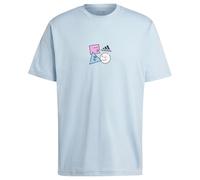 Adidas Herren Positivity Shapes Graphic Tee, Wonder Blue, M