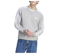 adidas Herren Pullover Essentials 3-Streifen Crewneck Fleece, M Grey Heather, M, EI4902