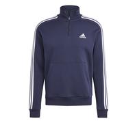 adidas Herren Pullover Essentials 3S 1/4-Zip Sweatshirt IJ8904 S Legend Ink/White