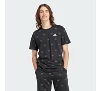Adidas Herren Seasonal Essentials Monogram Graphic Tee (Plus Size), Black, M Extra Tall