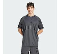 adidas Herren Seasonal Essentials US Sport T-Shirt, Dark Grey, XL