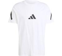 adidas Sportswear Regular Fit T-Shirt aus reiner Baumwolle in Weiss, Größe XL