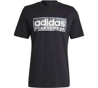 ADIDAS Herren Shirt Camo Linear Graphic (IR5825) M BLACK
