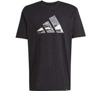 ADIDAS Herren Shirt Camo Logo Grafik BLACK - Gr. - M
