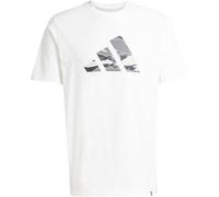 ADIDAS Herren Shirt Camo Logo Grafik (JM6380) S WHITE