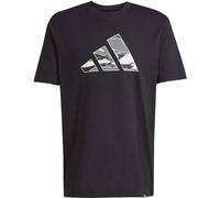 T-Shirt ADIDAS SPORTSWEAR "M CAMO LOGO T", Herren, Gr. M, schwarz, Obermaterial: 100% Baumwolle, sportlich, Shirts (39172843-M) schwarz