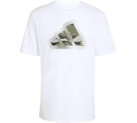 ADIDAS Herren Shirt CAMO MODERN LOGO GRAPHIC (JZ7493) XL WHITE