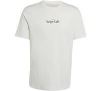 ADIDAS COFFEE CAFE DONUT BAG GRAPHIC T-SHIRT (ZQ808) 2XL Off White