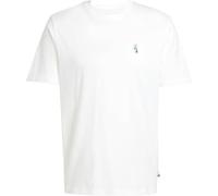 ADIDAS Herren Shirt Dog Sock Patch Graphic (JZ7440) XL WHITE