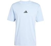 T-Shirt ADIDAS SPORTSWEAR "M 3S SJ T", Herren, Gr. XL, glow blau, schwarz, Obermaterial: 100% Baumwolle, sportlich, Rundhals, Shirts (54905725-XL) glow blau, schwarz