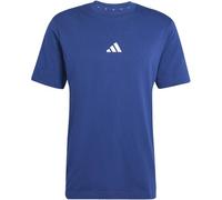 adidas Herren Essential Three Stripes Single Jersey Shirt, Dark Blue/White, XXL