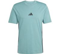 ADIDAS Herren Shirt Essentials 3-Streifen Single Jersey (JX0732) M POWTEA/BLACK