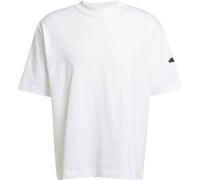 ADIDAS Herren Shirt Essentials Loose Fit 3 Bar Logo (JC9296) S WHITE/BLACK