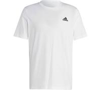 Adidas T‑Shirt Essentials Single Jersey – Gesticktes kleines Logo Weiß XXL