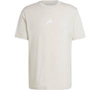 adidas Essentials Small Logo Single Jersey T-Shirt beige-grau - L