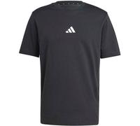 adidas Herren Essentials Small Logo Single Jersey Shirt, Black/White, XL