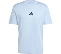 ADIDAS SPORTSWEAR T-Shirt mit Logo-Stitching in Bleu, Größe L
