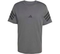 Adidas Future Icons 3 Stripes Kurzarm-t-shirt S Grey Six
