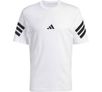 Adidas Herren T-Shirt Future Icons 3-Stripes (JD4880) Weiß/Schwarz Größe M