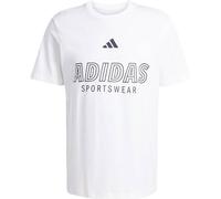 ADIDAS Herren Shirt House of Tiro Linear Graphic (JM0393) S WHITE