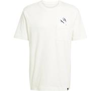 ADIDAS Herren Shirt Lounge Slides Graphic Pocket (JM0374) M Weiß