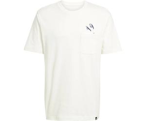 ADIDAS Herren Shirt Lounge Slides Graphic Pocket (JM0374) S Weiß