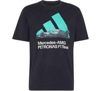 ADIDAS Herren Shirt MERCEDES - AMG PETRONAS FORMULA 1 TEAM GRAFIK (KU9748) M BLACK/SEMIRU