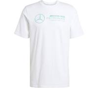 Adidas Herren Mercedes - AMG Petronas Formula ONE Team DNA Graphic Tee Men, White/semi Mint Rush, L