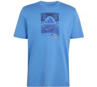 ADIDAS Herren Shirt SUMMER SLIDES RELAX GRAPHIC (JZ5002) L RAYBLU