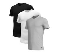 T-Shirt ADIDAS SPORTSWEAR ""Active Flex Cotton"" Gr. S (4/48), 908, grau, weiß, schwarz Herren Shirts (73420741-S) 908, grau, weiß, schwarz