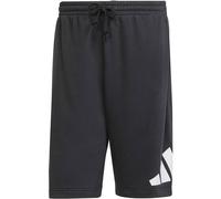 Shorts ADIDAS SPORTSWEAR "M MH BOSShortFT", Herren, Gr. M, N-Gr, schwarz-weiß (schwarz, weiß), Obermaterial: 55% Baumwolle, 36% Polyester, 9% Viskose, Hosen Shorts (51296004-M) schwarz, weiß