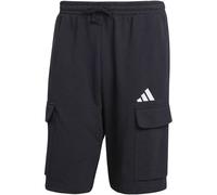 Adidas Men's Essentials FEELCOZY French Terry Cargo Short, Black/White, M
