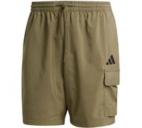 adidas Essentials Small Logo Cargo Chelsea Shorts, Farbe Grün, Größe XS