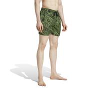 ADIDAS Herren Badeshorts FARM 3-Streifen 5-Inch L CREGRN/BLACK/SEMSPA