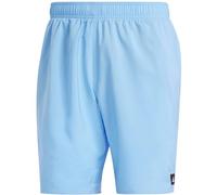 adidas Herren Solid CLX Classic-Length Swim Shorts, Blue Burst/Black, M