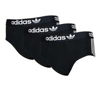 adidas - Herren Slips - Atmungsaktive Baumwolle - 3-Stück (Schwarz XL)