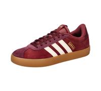Sneaker ADIDAS SPORTSWEAR "VL COURT 3.0", Herren, Gr. 43, shadow rot, sanftes weiß, maroon, Leder, Synthetik, Schuhe Sneaker, inspiriert vom Design des adidas samba, Topseller (47304433-43) shadow rot