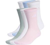 ADIDAS Herren Socken CUSHIONED CREW SOCKEN 6ER-PACK (JZ7644) 40-42 WHITE/CLPINK/GLOBLU/W