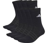 ADIDAS Herren Socken ESSENTIALS CREW SOCK, GEDÄMPFT, 10 PARA (KS5525) 37-39 BLACK/WHITE
