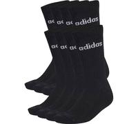 ADIDAS Herren Socken LINEAR CUSHIONED CREW SOCKEN 10ER-PACK (KF9092) 43-45 BLACK/WHITE
