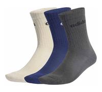 ADIDAS Herren Socken Linear gepolsterte Crew Socken im 6er-Pack (KC9610) 46-48 WONALU/DKBLUE/GRESIX